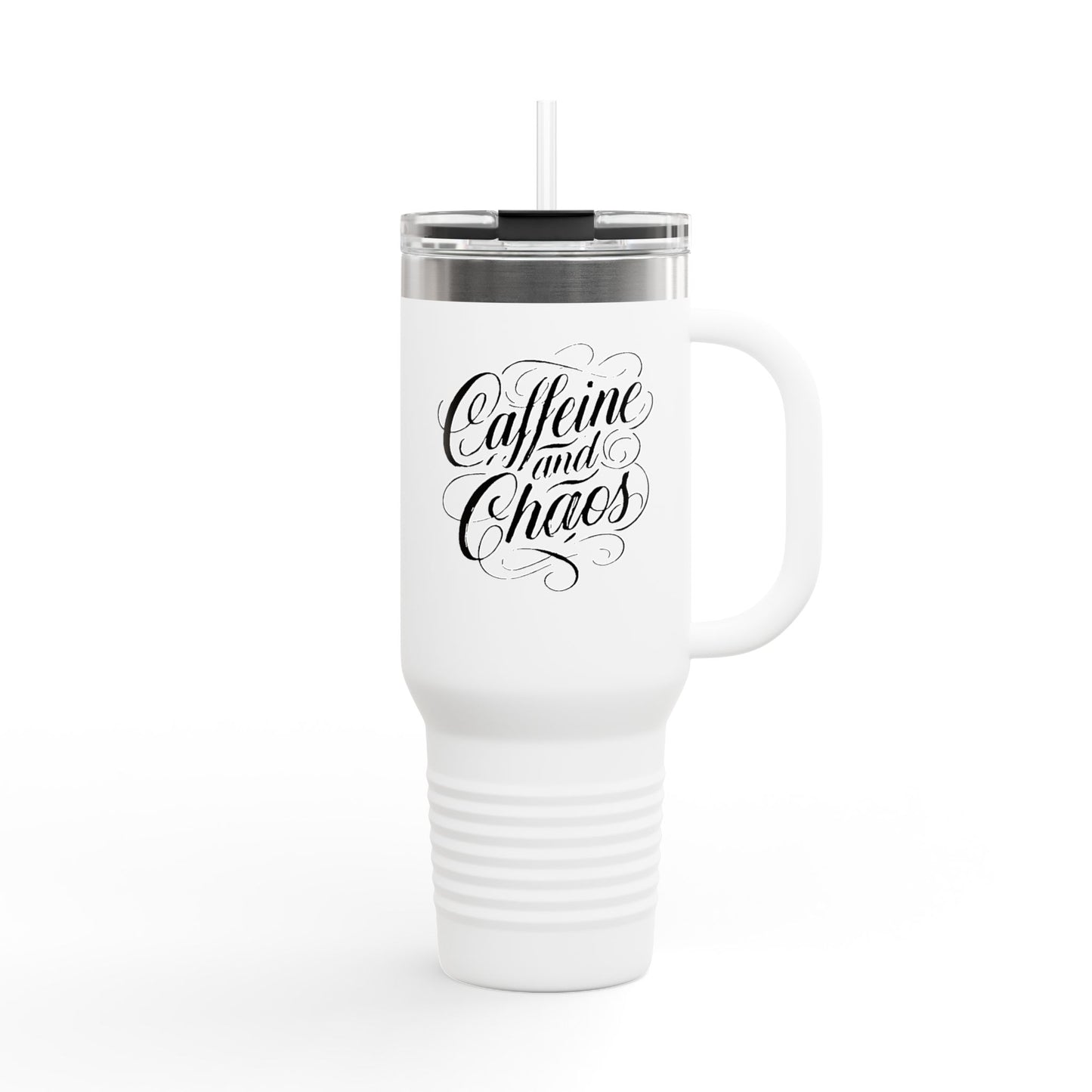 Caffeine and Chaos Insulated Travel Mug