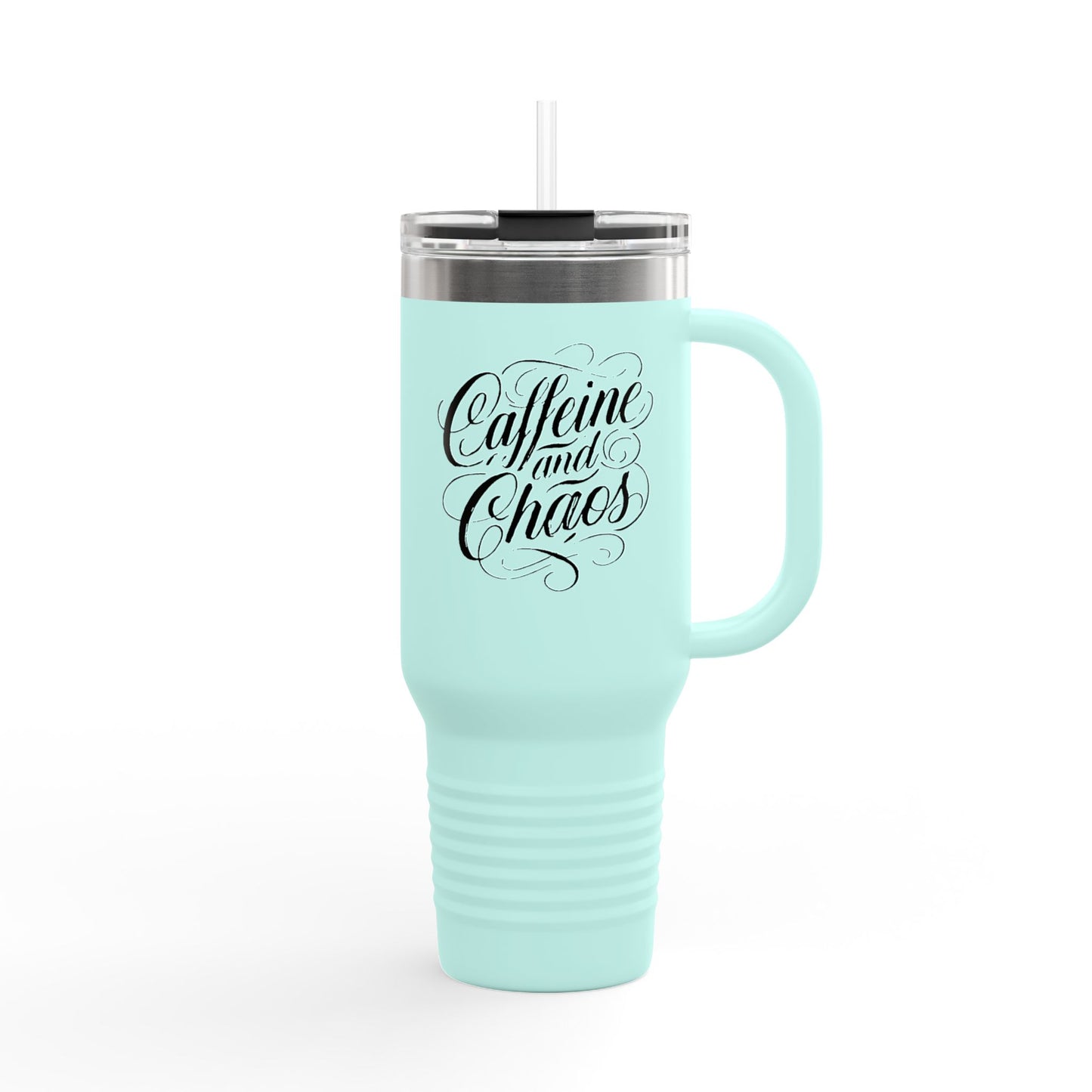 Caffeine and Chaos Insulated Travel Mug